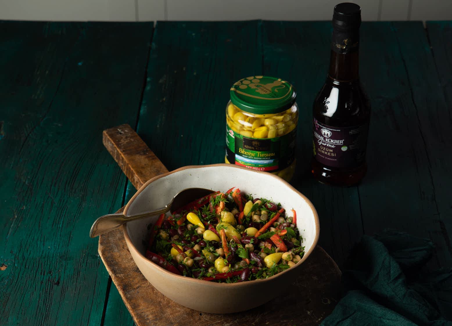 Biberiye Turşulu Salata Tarifi