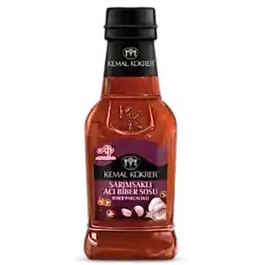 Kemal Kükrer Sarımsaklı Biber Parçacıklı Acı Biber Sosu 250ml